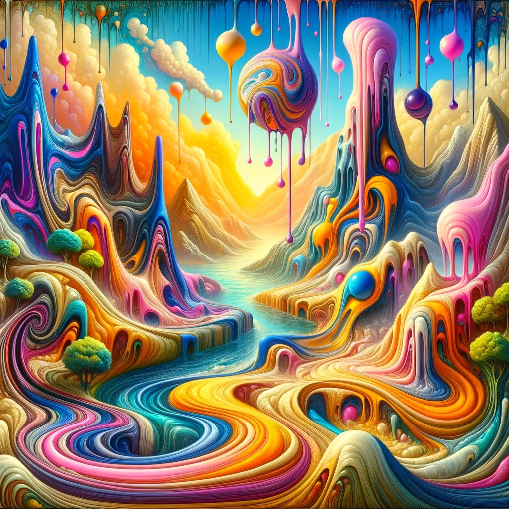 River of incongruity flowing through valleys of absurdity